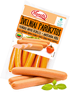 PIENIŠKOS švelniai parūkytos dešrelės, 370 g