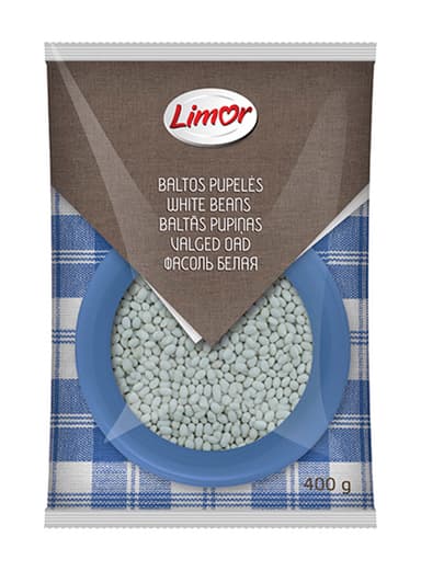 Baltosios pupelės LIMOR, 400 g