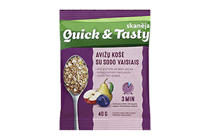 Avižų košė su sodo vaisiais SKANĖJA 40g