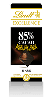 LINDT EXCELLENCE 85% Dark Chocolate, 100 g