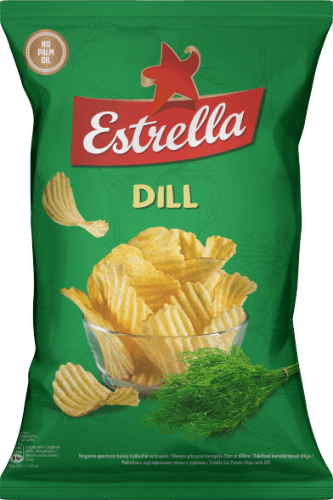 ESTRELLA Dill Chips,130  g