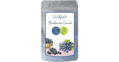 Crispy dried blueberries, organic