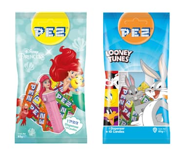 Candy PEZ, various flavors, with filling, 85 g