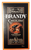 Chocolate candies with PERGALĖ BRANDY, 190 g