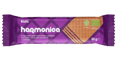 Waffle with BIOTIC probiotics, organic