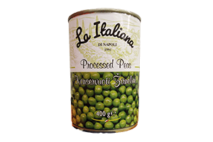 Konservuoti žalieji žirneliai LA ITALIANA 400g