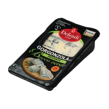 Blue mold cheese GORGONZOLA PICCANTE Bacco Verde, 200 g DOP