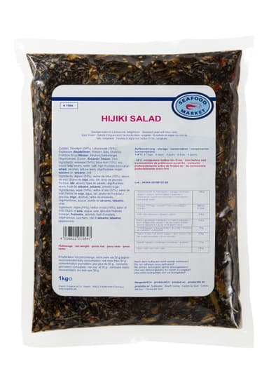 Šaldytos jūros dumblių salotos"Hijiki", SEAFOOD MARKET 1 kg