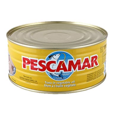 Tuna in vegetable oil PESCAMAR, tin, 1000/650 g