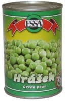 Žalieji žirneliai ESSA, skardinėje, 400g/240g
