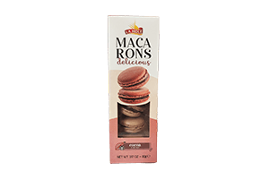 Cocoa-flavored macarons MACARONS LA MOLE 90g