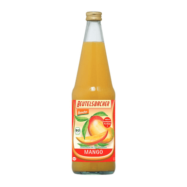 Biodynamic mango juice drink