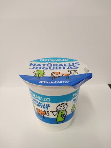 Yogurt without ads, 3 % fat, 125 g. (M)