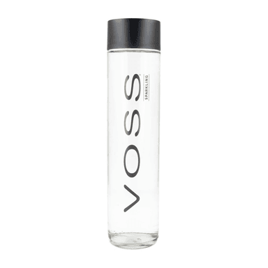 VOSS sparkling natural mineral water in a glass bottle