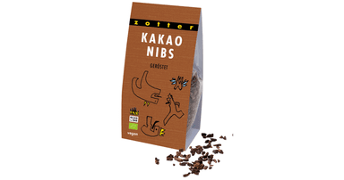 Cacao beans, cracked, organic