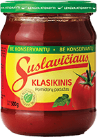 SUSLAVIČIAUS KLASIKINIS pomidorų padažas, 500 g