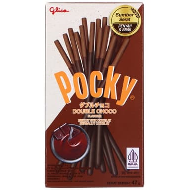 Sweet sticks POCKY, with double chocolate frosting, 47 g