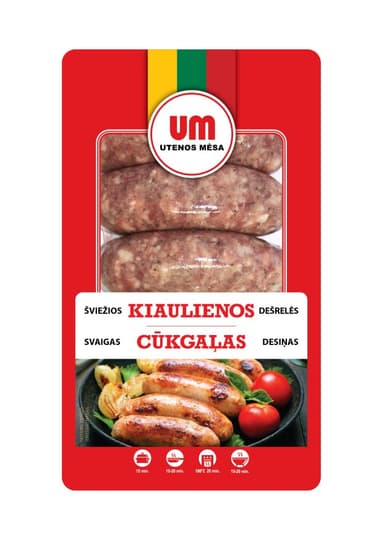 Fresh pork sausages, 500 g