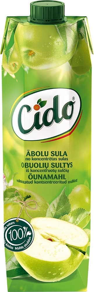 Apple juice CIDO, 100%, 1 l