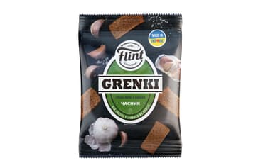 Breadcrumbs FLINT, rye, garlic flavor, 80 g