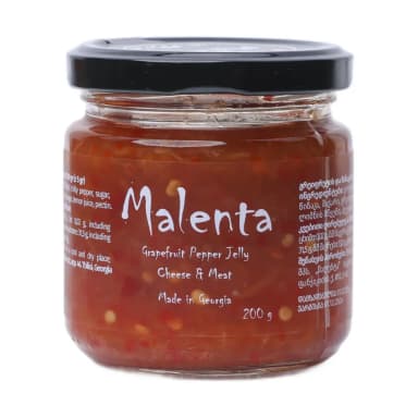 Grapefruit Jelly with Grapes and Hot Peppers