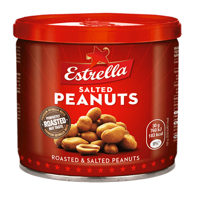 Roasted salted peanuts ESTRELLA, 140 g