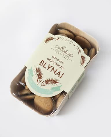 Mini grikių miltų blyneliai MILTINUKAS, ekologiški, 200g LT-EKO-001
