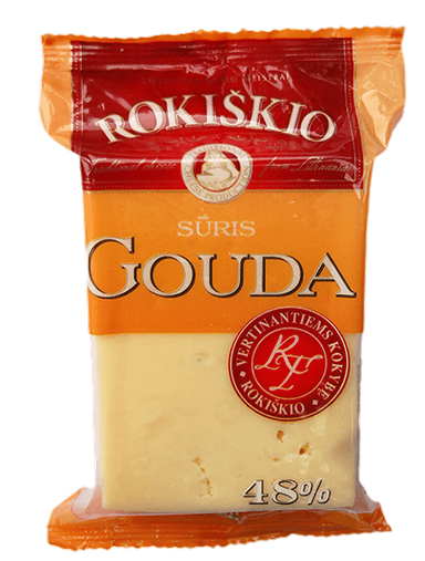 ROKIŠKIS GOUDA cheese, 200 g