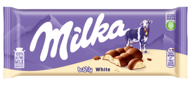 Chocolade MILKA Bubbly White, 95 g