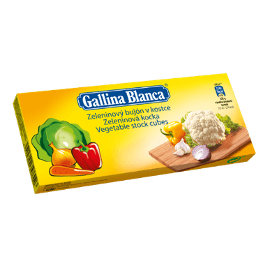 Vegetable broth GALLINA BLANCA, 8 pcs. 80 g