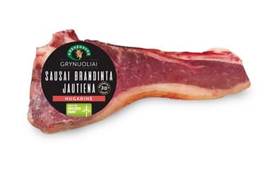 Dry aged beef loin with bone "GRYNUOLIAI", ~0.45kg