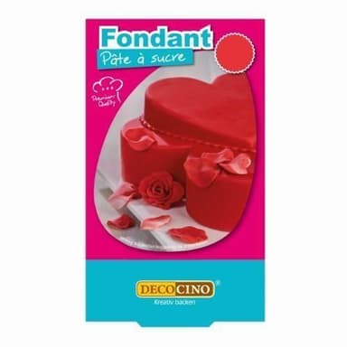 Konditerinė cukraus pasta DECOCINO, raudona, 250 g
