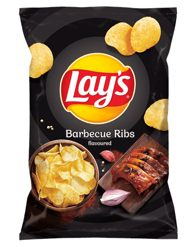 Potato chips LAY"S, BBQ Ribs, 130 g