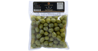 Green olives in brine