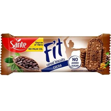 Cookies SANTE Fit Cereal cocoa, 50 g