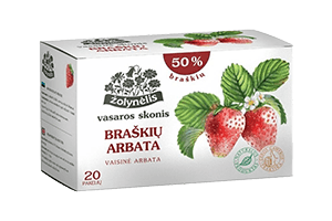 Fruit tea with strawberries HERBLIER 20x2g