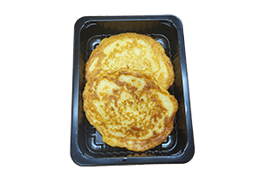 Fried potato pancakes with meat, 300 g