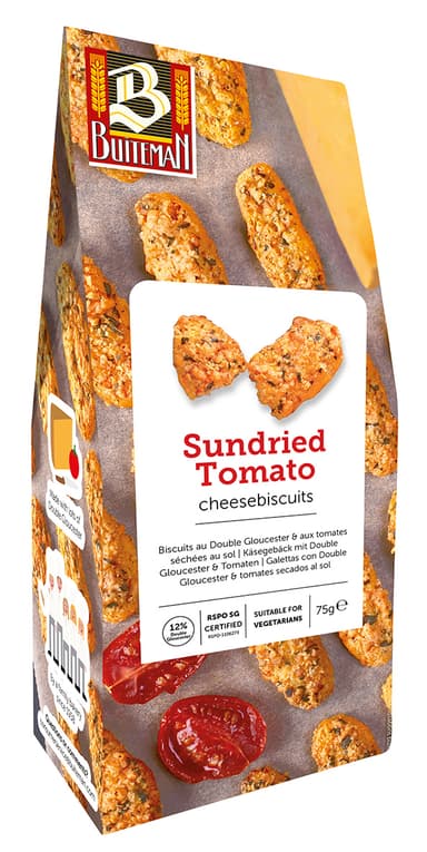 Cheese baguettes BUITEMAN, with sun dried tomato, 75 g
