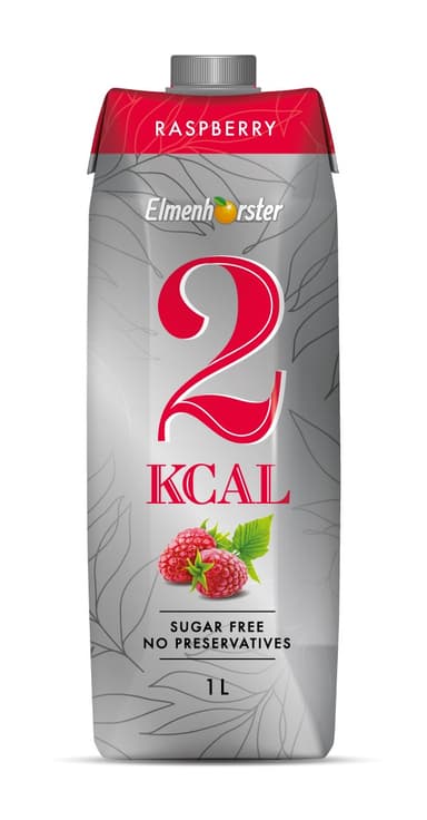 Raspberry flavored drink, 2 KCAL, 1l