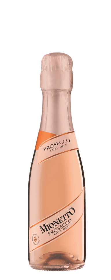 Putojantis vynas MIONETTO PROSECCO DOC ROSE, rožinis, sausas, 11%, 0,2 l