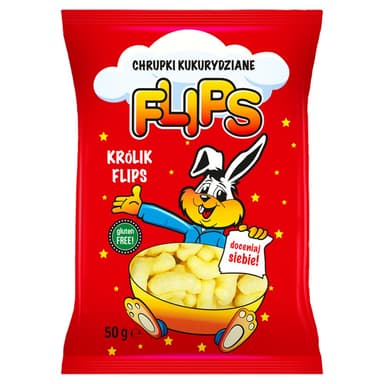 Crispy corn sticks FLIPS, 50 g