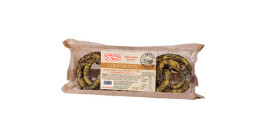 Bagels with turmeric, poppy seeds, and flaxseeds