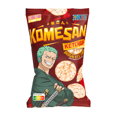 Pūstų rudųjų ryžių traškučiai KETCHUP, be glitimo