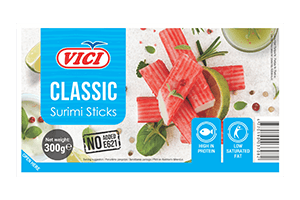 Atšaldytos krabų lazdelės VICI CLASSIC, 300 g