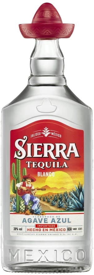 Tekila SIERRA Blanco, 38%, 0,5 l