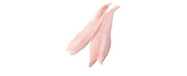 Frozen black kingclip fillets, skinless, 300-500g, without glaze, 10kg