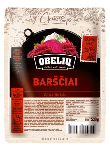 Borscht soup OBELIŲ, 530 g