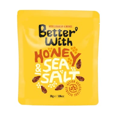 Migdolai su medumi ir jūros druska HONEY AND SEA SALT