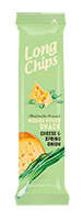 Grietinės ir krapų skonio bulvių juostelės LONG CHIPS, 75 g