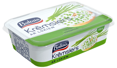 Tepamas varškės sūris su laiškiniu svogūnu